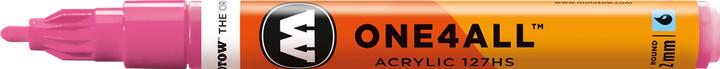 Actual product image Molotow Permanent marker One4All 127 HS refillable 2mm neon pink (Neon pink, 2 mm, 1 x)