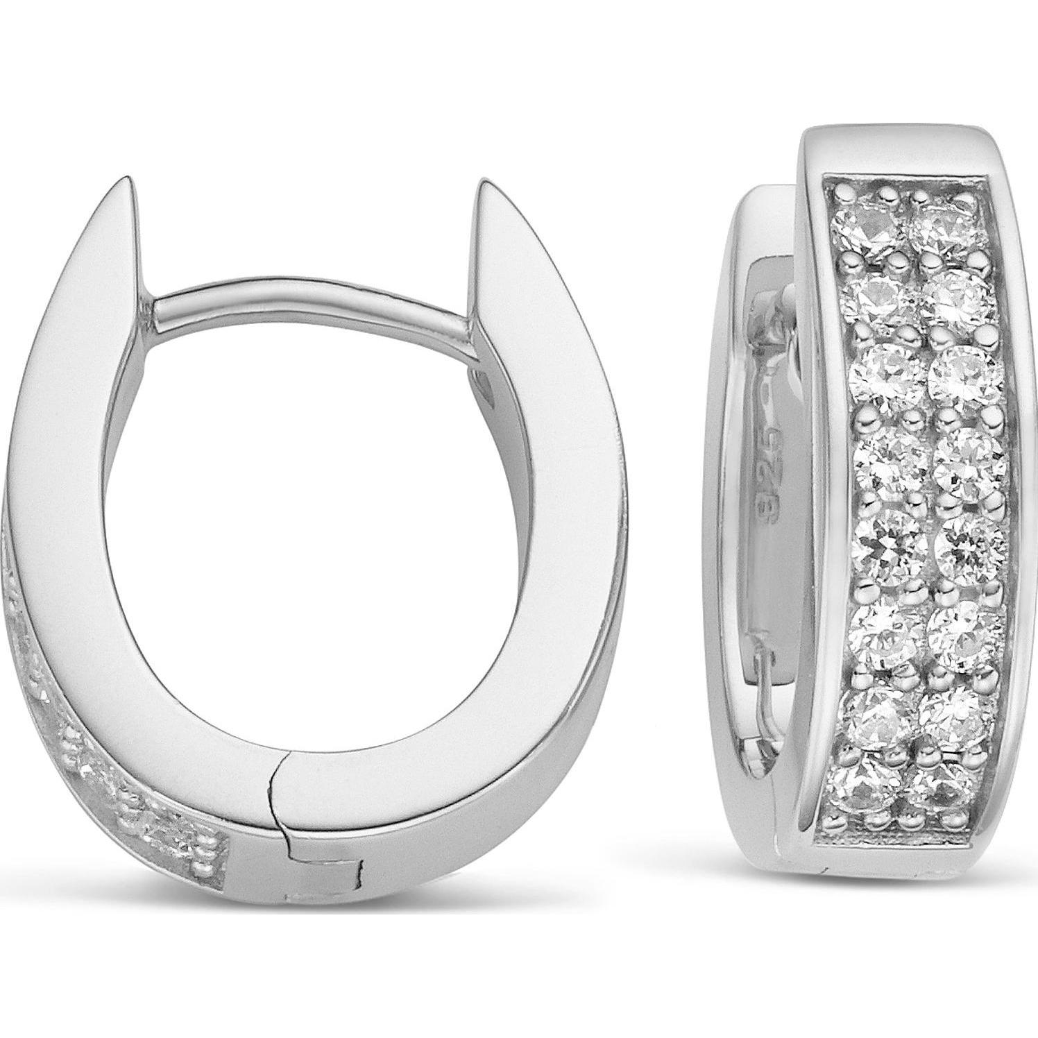 Thumbnail - Jette, Ohrringe, Creolen ENDLESS, (925er Silber rhodiniert)