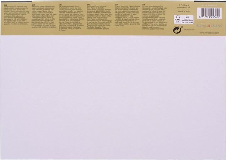 Actual product image Rembrandt Toned A4 colouring pad, 50 sheets, grey (A4, Plain)