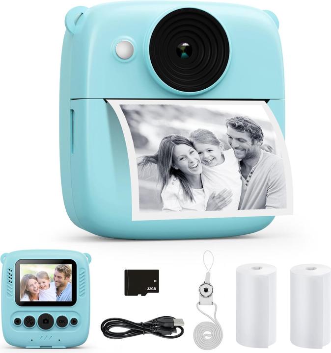 Activity Board Appareil photo instantané pour enfants, appareil photo instantané pour enfants avec carte & papier