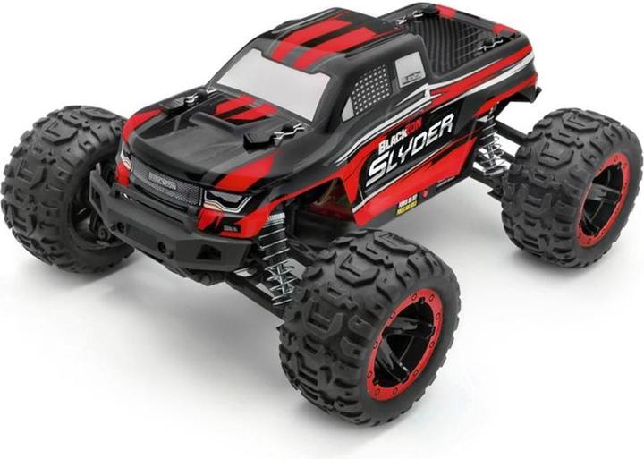 Productafbeelding Blackzon Slyder MT 1/16 4WD elektrische monstertruck - rood (RTR Gereed voor gebruik)
