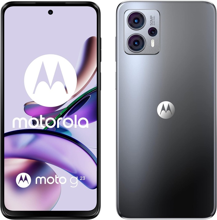 Productafbeelding Motorola Moto G23 (128 GB, Matte Houtskool, 6.50", Dubbele SIM, 50 Mpx, 4G)