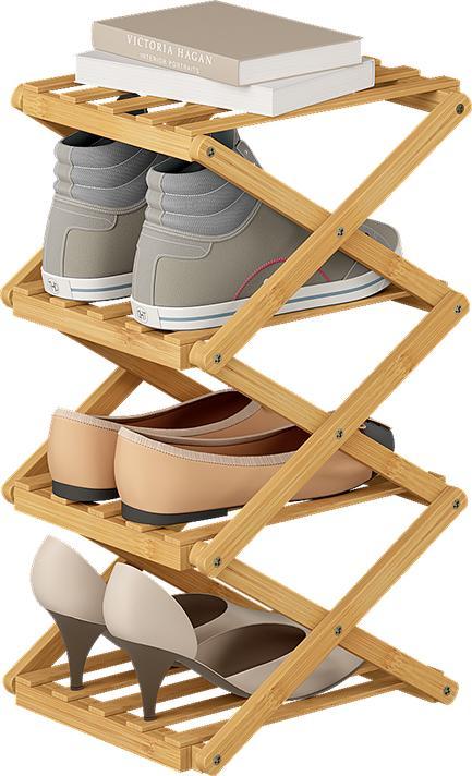 Produktbild Vichy Schuhregal Ziggy, Bambus, 26 x 52 cm mit 4 Fächern