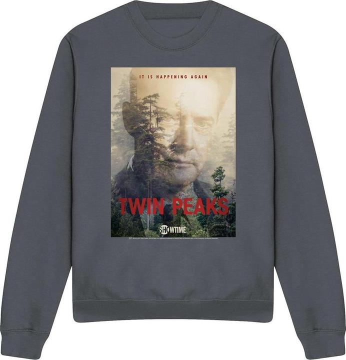 Immagine prodotto Twin Peaks Felpa Dale Cooper Poster Adulto Unisex (S)