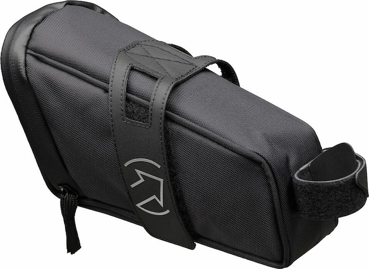 PRO Satteltasche Performance L Klettriemen, Schwarz, 1,0l (1 l, Satteltasche)