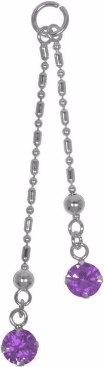 Produktbild Bijouteria Bauchpiercing-Anhänger (Kristall, Silber 925)