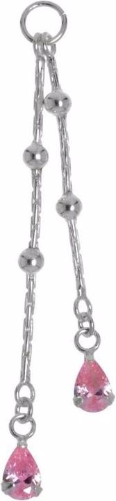 Immagine prodotto Bijouteria Piercing pendente (Argento 925, Vetro (di orologio))