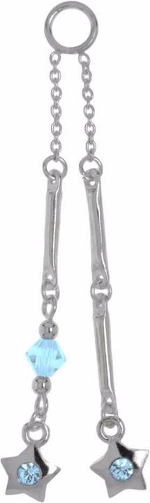 Immagine prodotto Bijouteria Piercing pendente (Argento 925, Vetro (di orologio))