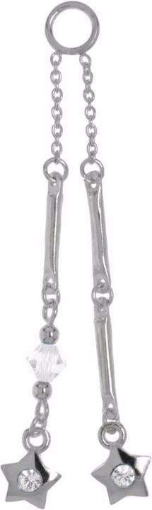 Immagine prodotto Bijouteria Piercing pendente (Argento 925, Vetro (di orologio))