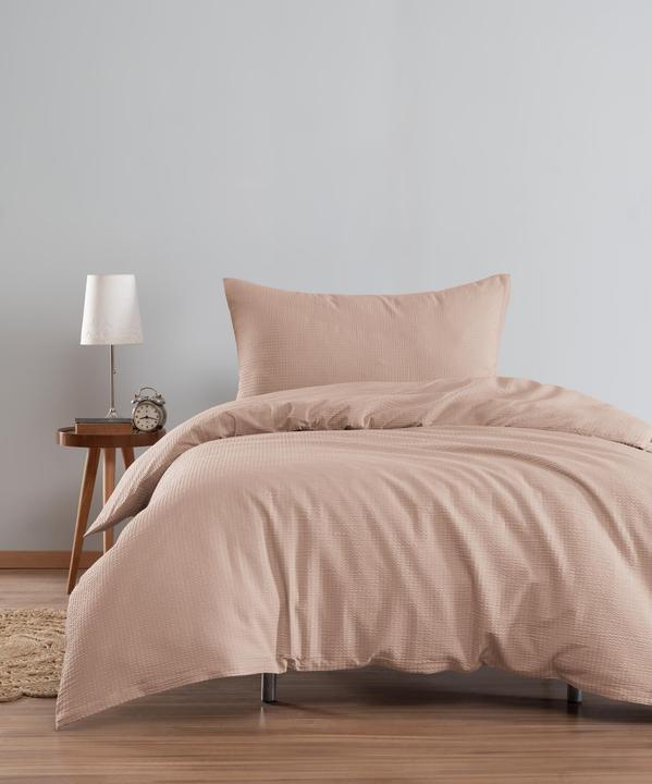 Actual product image Flair Seersucker Uni (Bedding set, 65 x 100 cm, 160 x 210 cm)