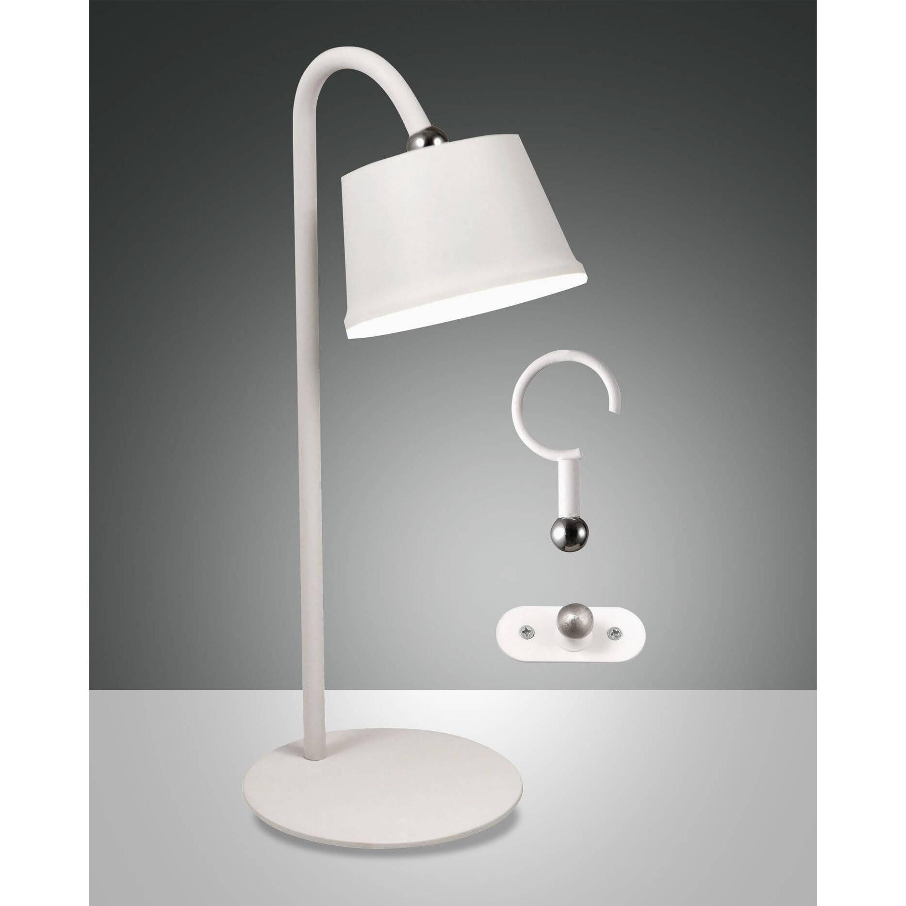 Fabas Luce, Gartenbeleuchtung, 3742-71-102 Akku Leuchte IP54 weiss (320 lm, IP54)