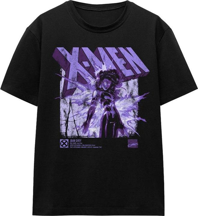 Actual product image Unisex Adult X-Men Jean Grey Infographic T-Shirt (XXL)