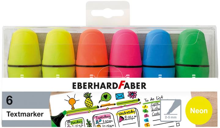 Produktbild Eberhard Textmarker Neon 6 Stück Kunststoffetui (6x)