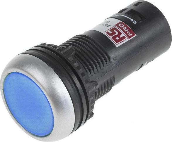 Produktbild RS PRO Blue 1 NO Spring Return Pushbutton