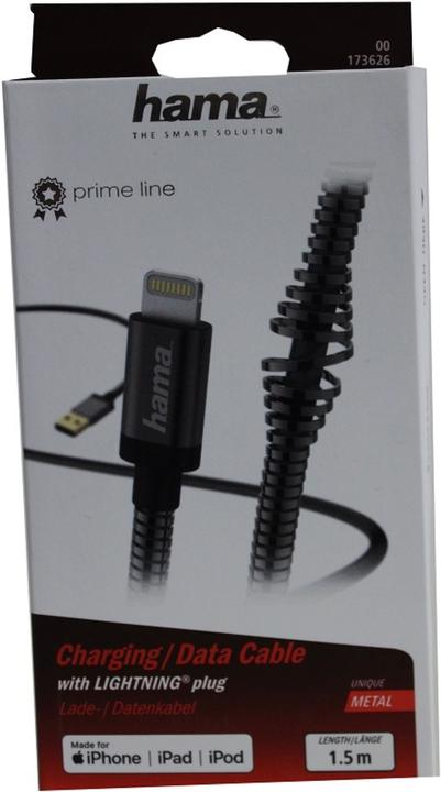 Produktbild Hama USB A – Lightning (1.50 m, USB 2.0)