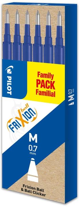 Actual product image Pilot FriXion Refill Set à 6 (Blue, 0.70 mm, 6 pcs.)