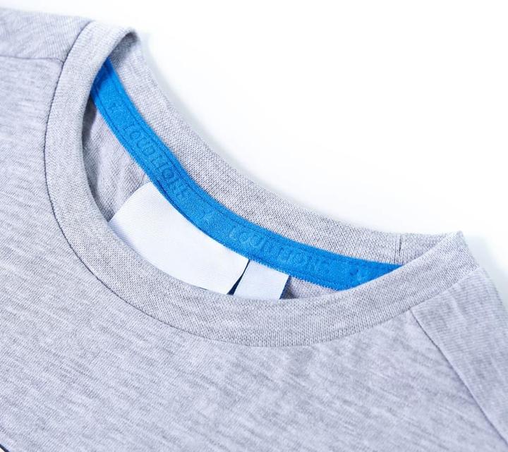 Immagine prodotto vidaXL Maglietta da bambino grigio 104,Materiale: 95 % cotone. 5 (104)