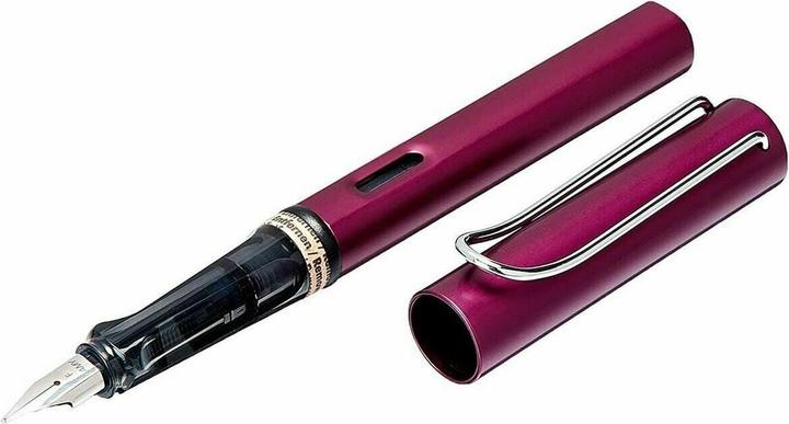 Actual product image Lamy Fountain pen AL-star black purple nib width B (Violet, 1 x)