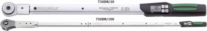 Produktbild Stahlwille 96501820 - Grundgerät mit Einsteckwerkzeug Umschaltknarre (1/2", 180 Nm, 200 Nm)