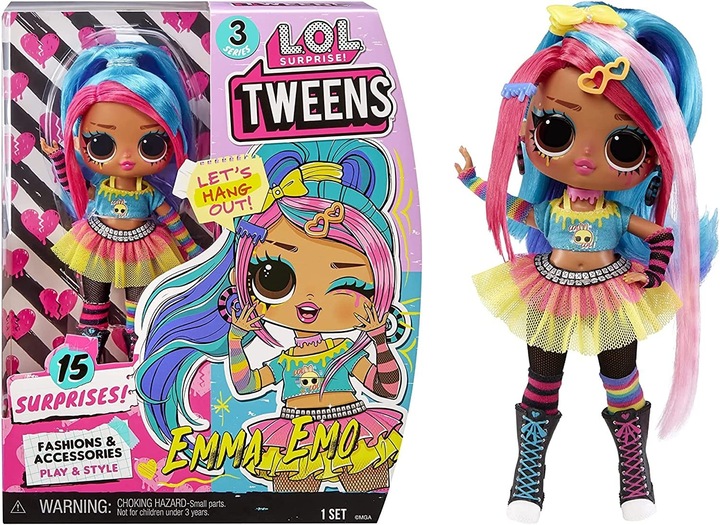 Produktbild MGA Tweens S3 Doll- Emma Emo