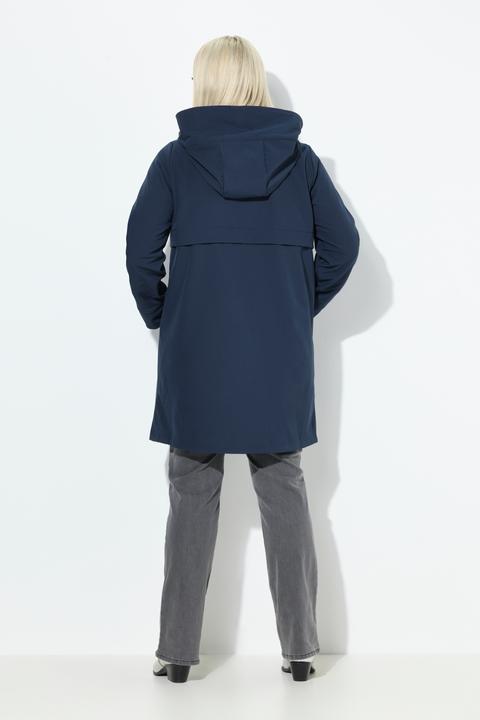 Produktbild Ulla Popken HYPRAR Softshell-Mantel, wasserabweisend, Kapuze (46, 48)