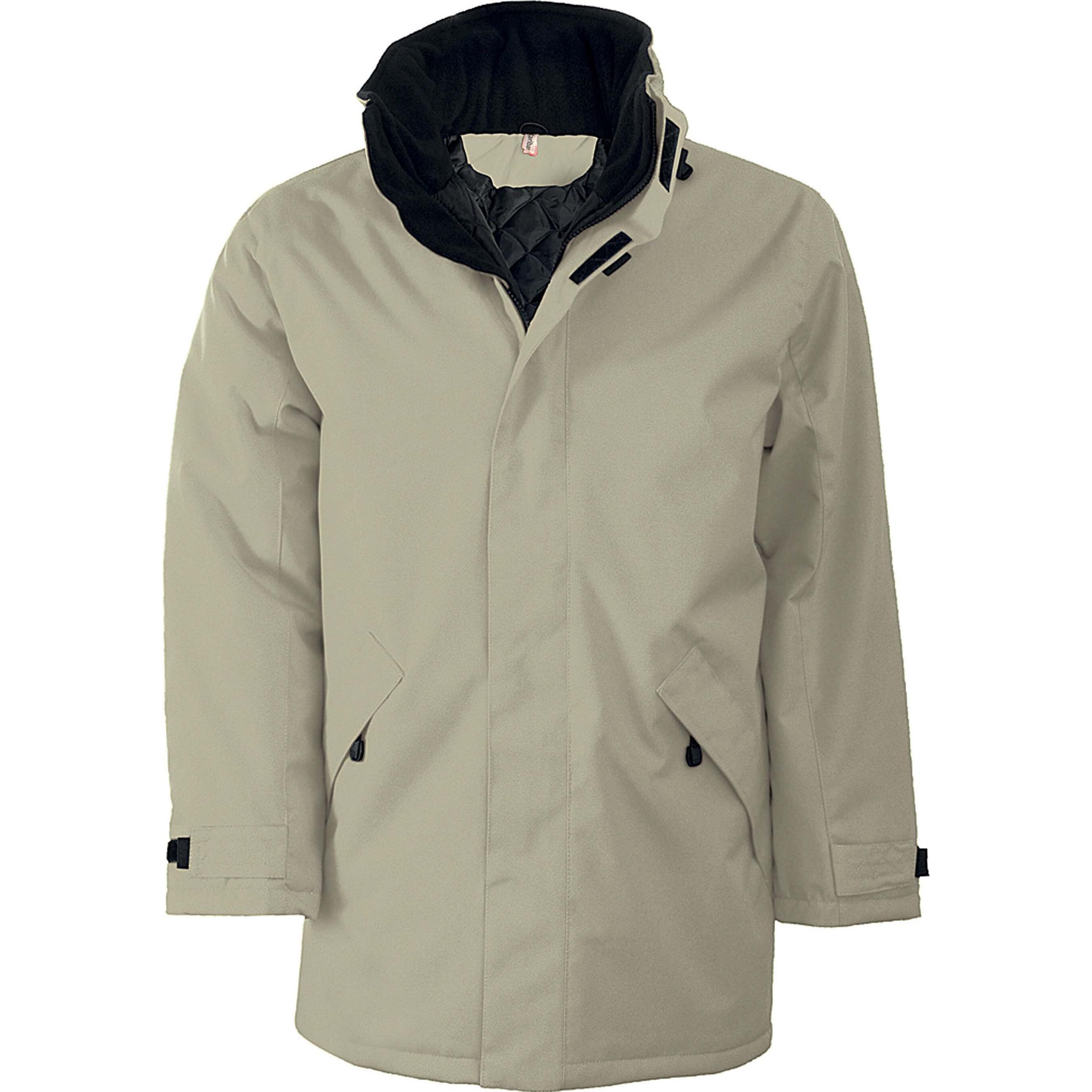 Kariban, Herren, Jacke, doublure matelassée (XL), Grau, XL