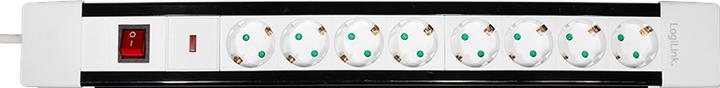 Actual product image LogiLink socket strip (8 x, CEE 7/3, 3 m)