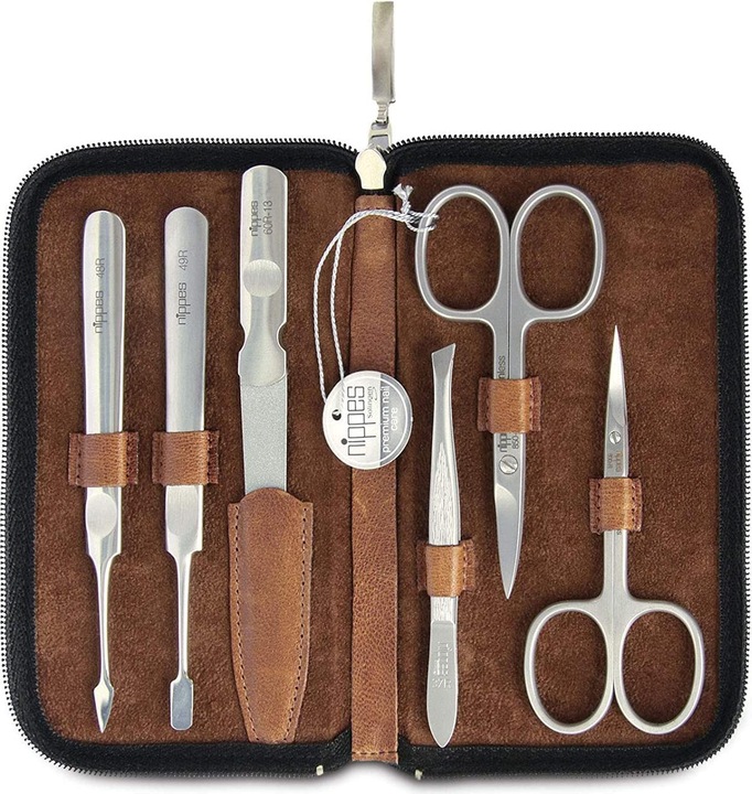 Actual product image Nippes 6-teiliges Maniküre-Set Whiskey