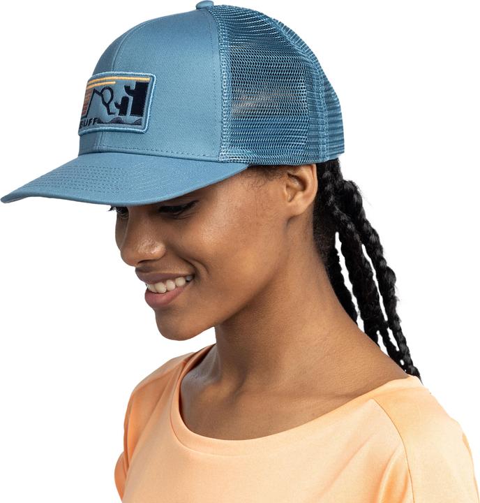 Actual product image Buff Explore Trucker Cap Nidus Blau (One size)