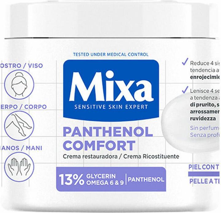 Image du produit Mixa Crème corporelle confort au panthénol 400ml (Crème pour le corps, 400 ml)