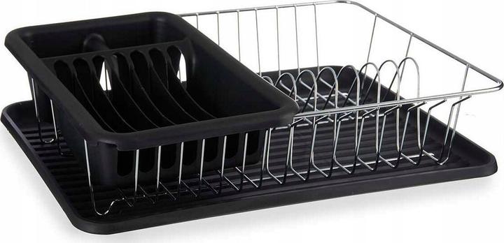 Actual product image Kinvara flat dish drainer black flat dish pan