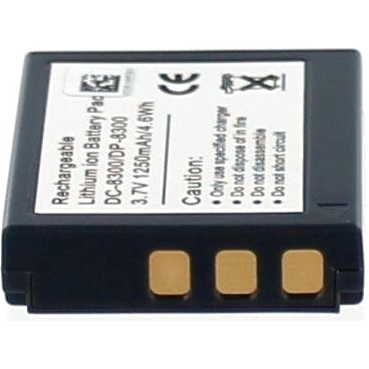 Thumbnail - AGI 3479 - 1000 mAh - 3,7 V - Lithium-Ion (Li-Ion) - 1 Stück(e) (Akku), Kamera Stromversorgung, Schwarz