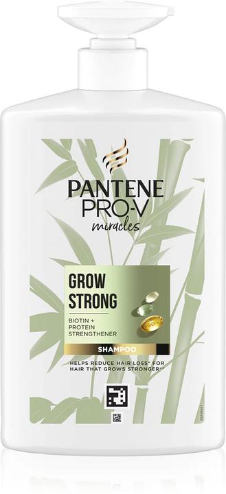 Actual product image Pantene Pro-V Miracles Grow Strong Shampoo - 1000 ml, for Dry and Damaged Hair with Breakage Tendenc (Liquid shampoo, 1000 ml)
