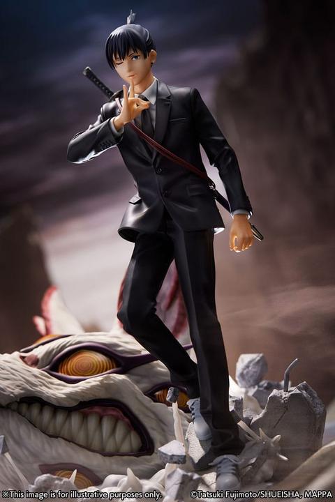 Actual product image Estream Chainsaw Man statuette PVC 1/7 Aki Hayakawa 28 cm