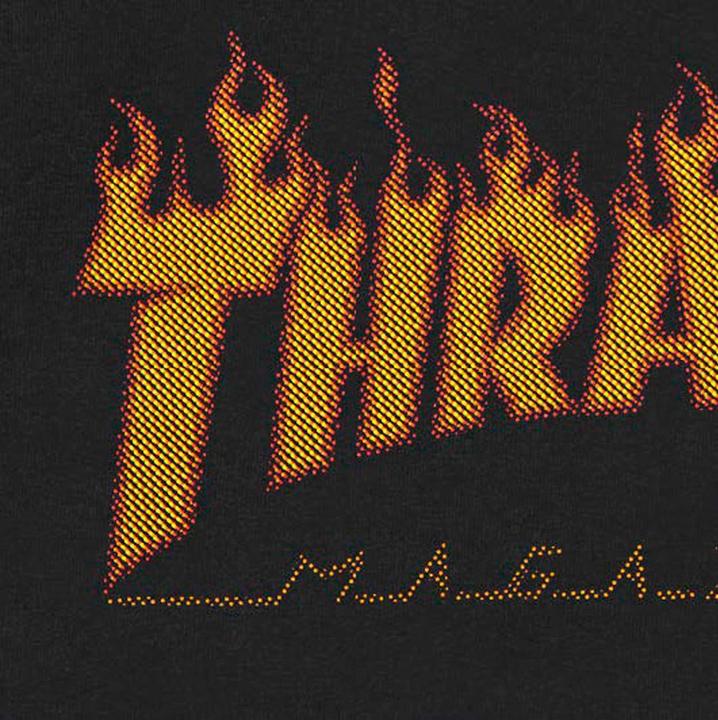 Actual product image Thrasher Flame Halftone T-Shirt (S)