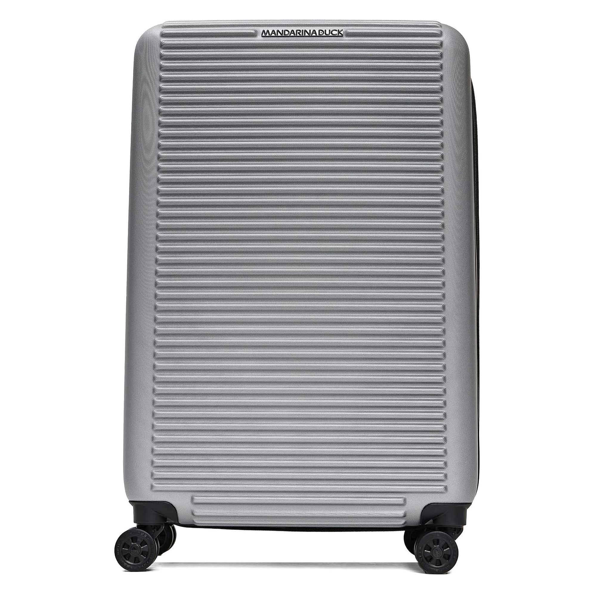 Mandarina Duck, Koffer, Tank Case Trolley, Silber, (75 l)