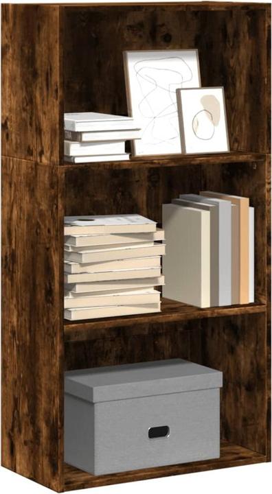 Produktbild VidaXL Bücherregal Regal Standregal Büroregal Aufbewahrungsregal Räuchereiche (60 x 30 x 114 cm)