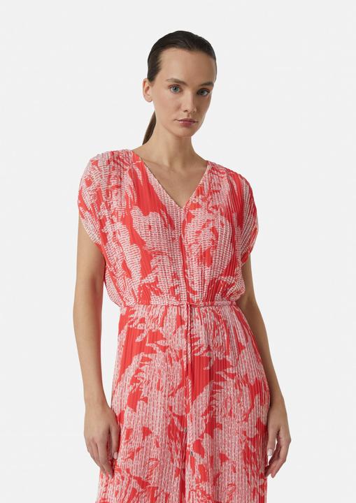 Produktbild Comma Overall Gemusterter Plissee-Overall mit Bindedetail (46)