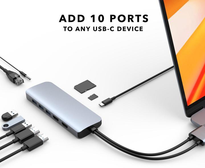 Image du produit Hyperdrive Viper 10 in 2 (USB-C, 10 Ports)