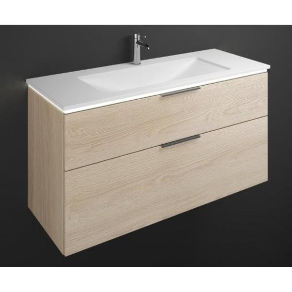 Thumbnail - burgbad, Badmöbelset, Eqio Mineralguss-Waschtisch inklusive Waschtischunterschrank und LED-Waschtischunterschrankb