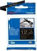 Actual product image Brother TZe-R334 (1.20 cm, Black)