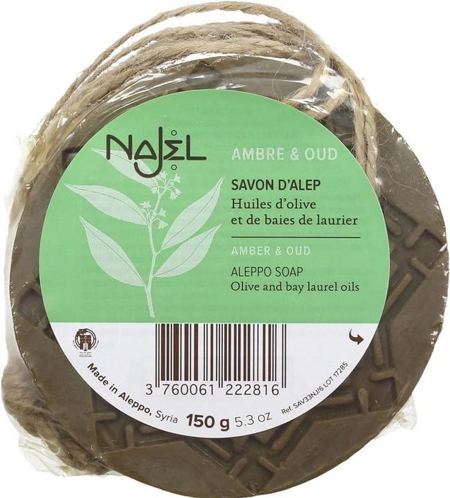 Produktbild Najel Aleppo Seife mit Ambre u. Oud (Hartseife, 1 ml)