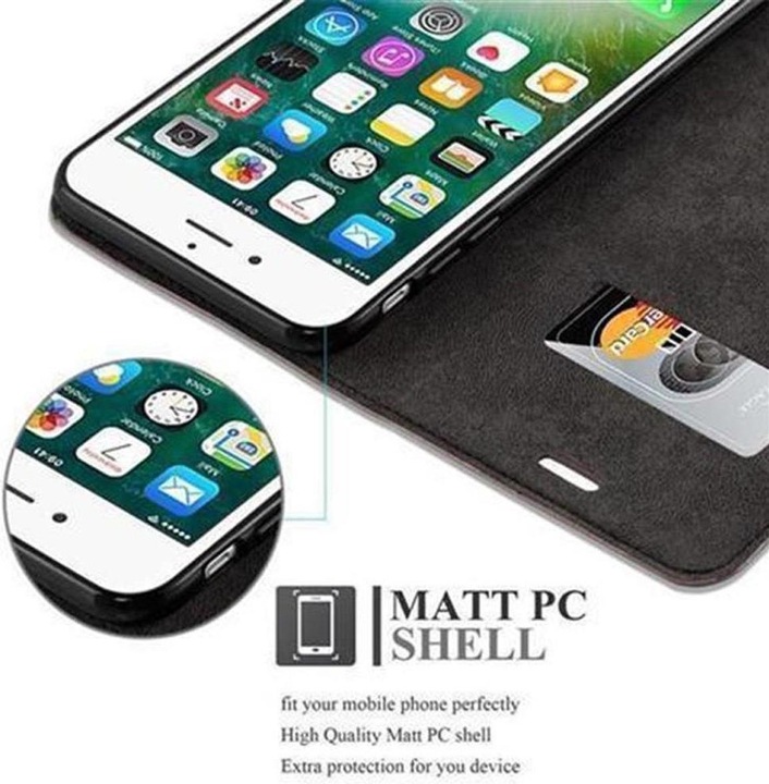 Actual product image Cadorabo Book Invisible Magnet Cover (Apple iPhone 7 Plus, Apple iPhone 7s Plus)