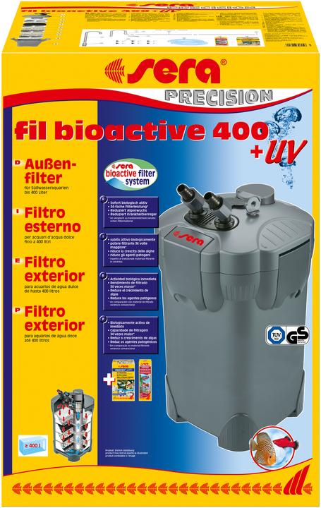 Actual product image Sera Aquarium external filter fil bioactive 400+UV (400 l, External filters, Fresh water)
