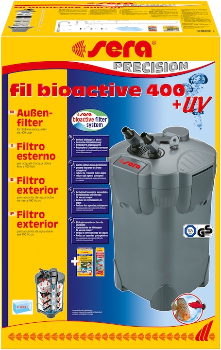 Sera Aquarium external filter fil bioactive 400+UV (400 l, External filters, Fresh water)