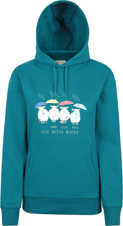 Immagine prodotto Mountain Warehouse Great British Weather Felpa con Cappuccio Regolare Donna (38 D)