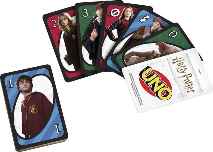 Produktbild Mattel Games Uno Harry Potter (Deutsch, Englisch, 2 - 10 Spieler)