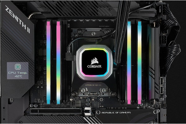 Image du produit Corsair Vengeance RGB Pro SL (4 x 8GB, 3600 MHz, RAM DDR4, DIMM)