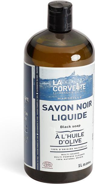 Produktbild La Corvette Schwarze Seife (Flüssigseife, 1000 ml)