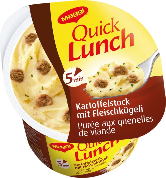 Produktbild Maggi Quick Lunch Kartoffelstock mit Fleischkügeli (46 g)